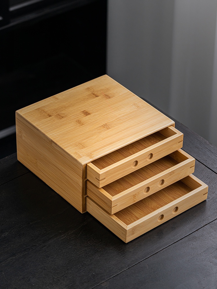 Multi Tool Plier - Bamboo Pu'er Tea Cake Storage Box