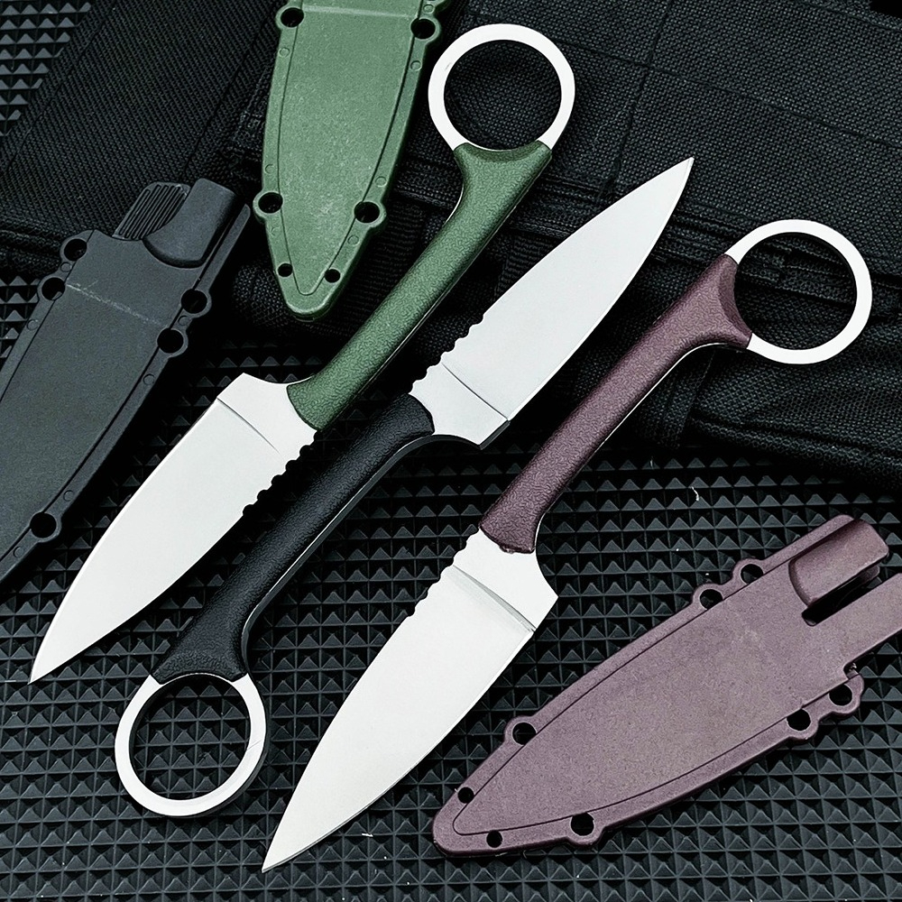 Bushcraft Knife Fixed - 20AZ Durable Camping Utility EDC Straight