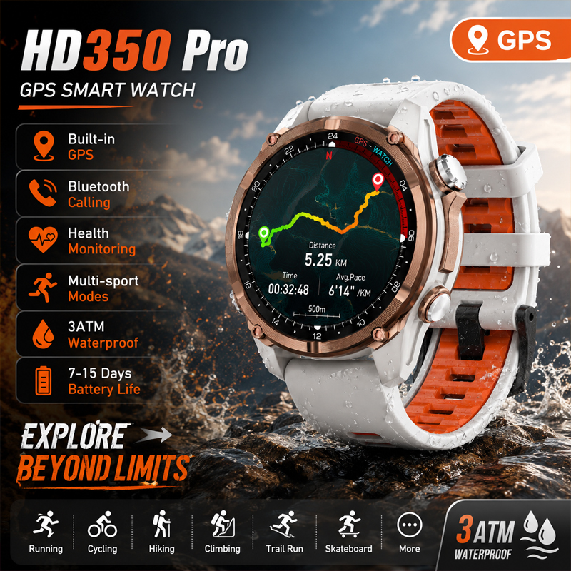 Compass Lensatic - HD350 Pro Military Grade AGPS Smart