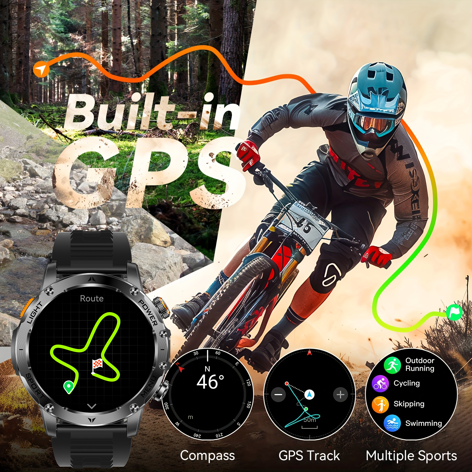 2025 New GPS Outdoor Sports Sm – обзор и цена Compass Lensatic