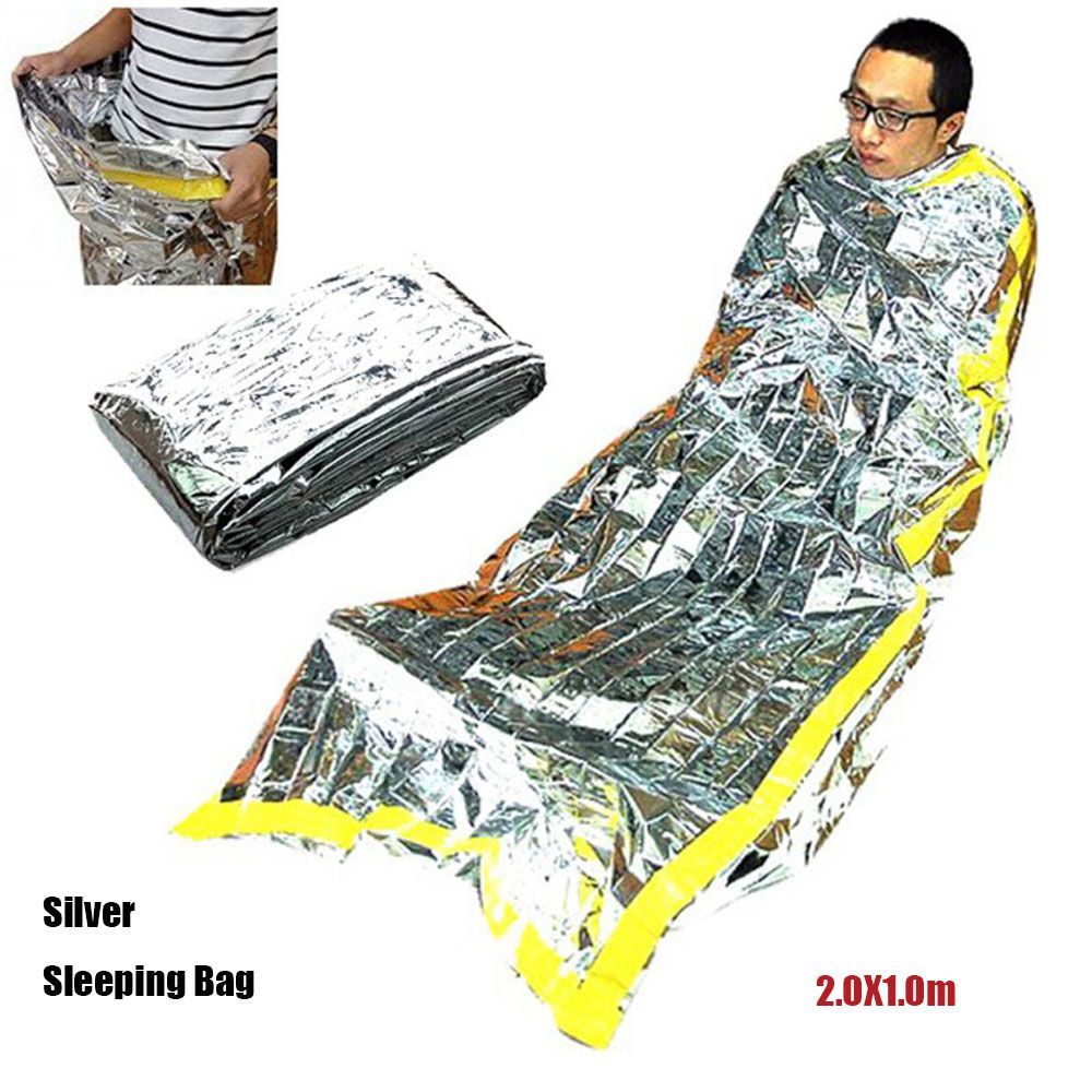 210x90cm Waterproof Portable R – обзор и цена Survival Blanket Reflective