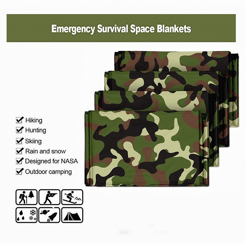 1pcs Emergency Thermal Blanket – обзор и цена Emergency Poncho Rain
