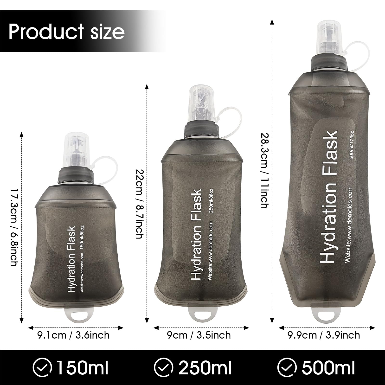 Soft Flask, TPU Collapsible So – обзор и цена Water Bag Collapsible
