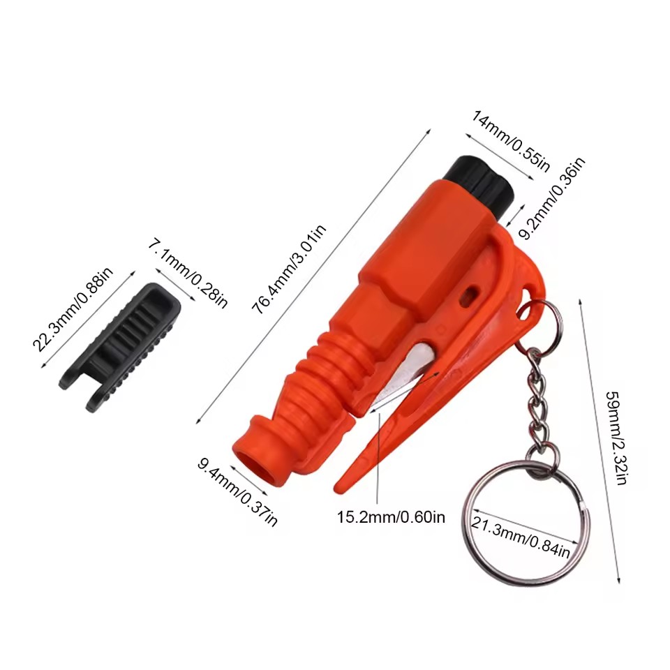 Safety Hammer Car Escape Tool  – обзор и цена Rescue Rope Throw
