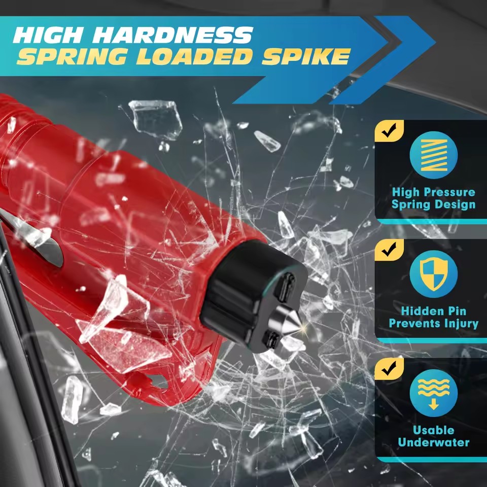 Safety Hammer Car Escape Tool  – обзор и цена Rescue Rope Throw