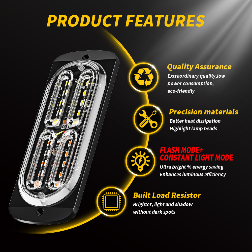 1pcs Led Strobe Warning Light  – обзор и цена Sos Light Strobe
