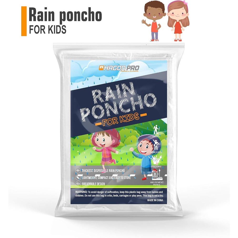 Hagon PRO Disposable Rain Ponc – обзор и цена Emergency Poncho Rain