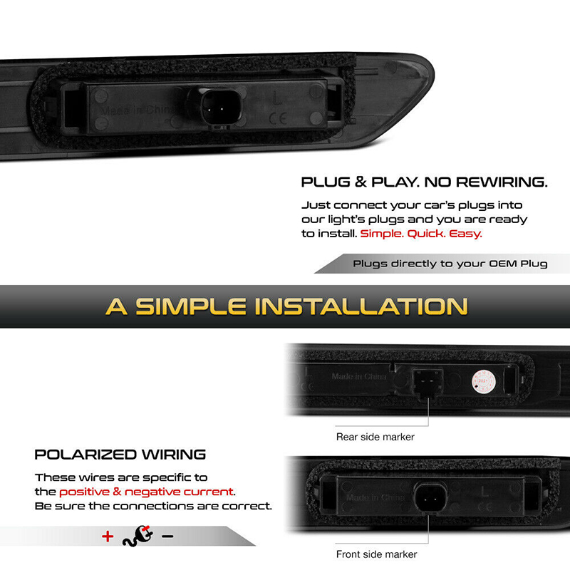 Smoked Lens Front Amber / Rear – обзор и цена Signal Flare Kit