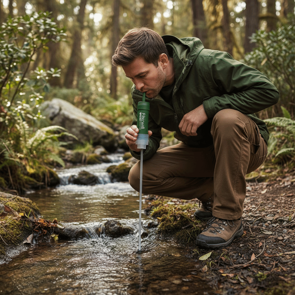 Mini Mini Water Filter Straw P – обзор и цена Water Purification Straw