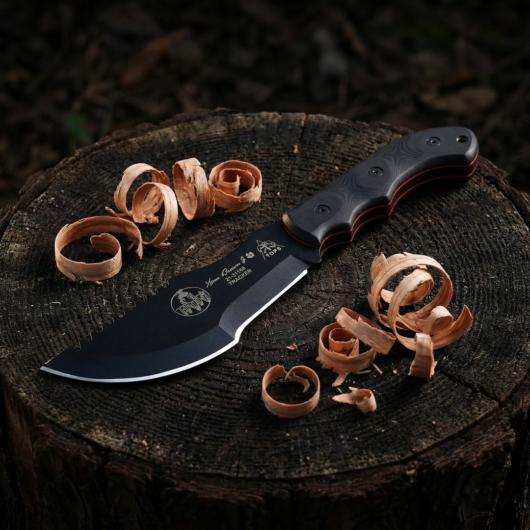 TOPS Tracker - Jungle Rescue K – обзор и цена Bushcraft Knife Fixed