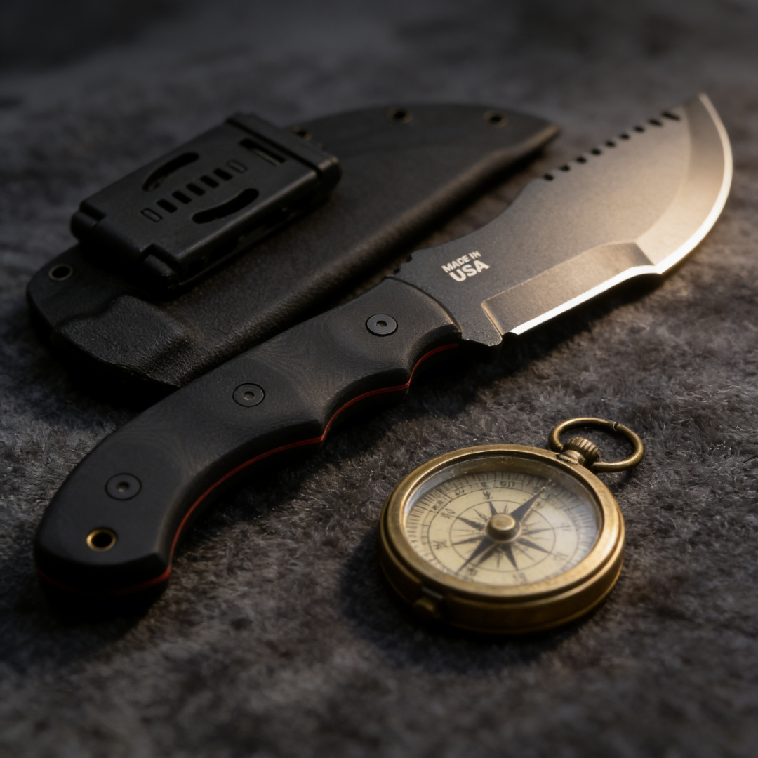 TOPS Tracker - Jungle Rescue K – обзор и цена Bushcraft Knife Fixed