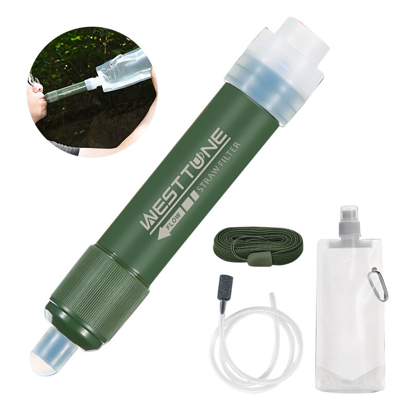 Outdoor Mini Filter Straw Set  – обзор и цена Water Purification Straw