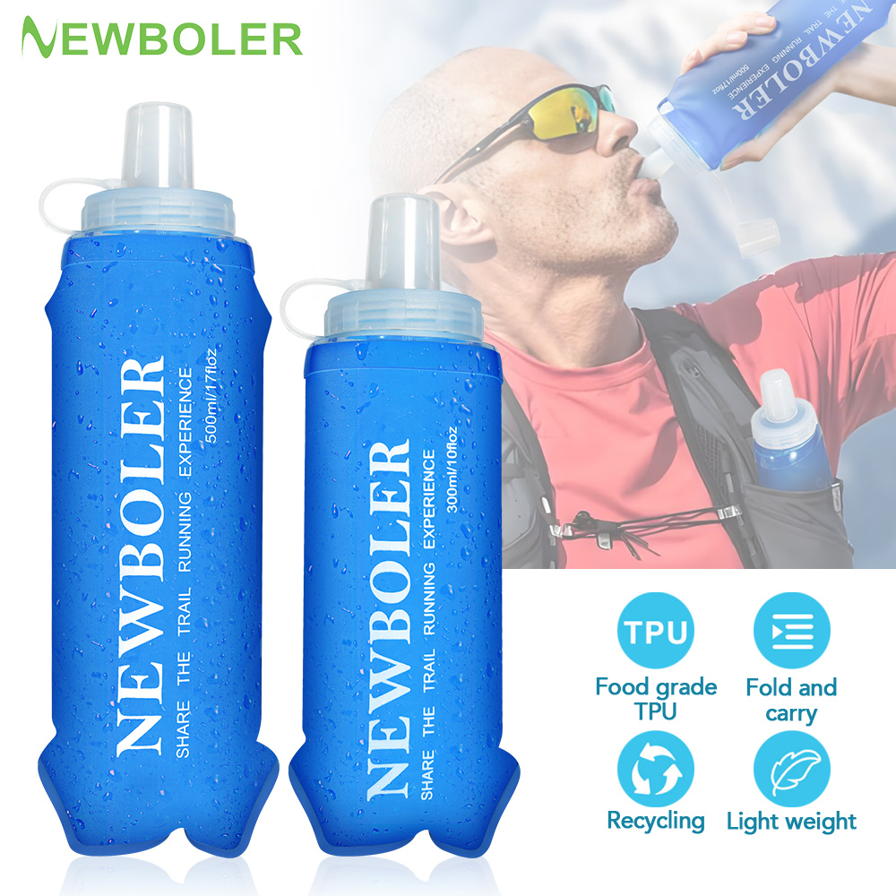 NEWBOLER 300/500ML Water Bottl – обзор и цена Water Bag Collapsible