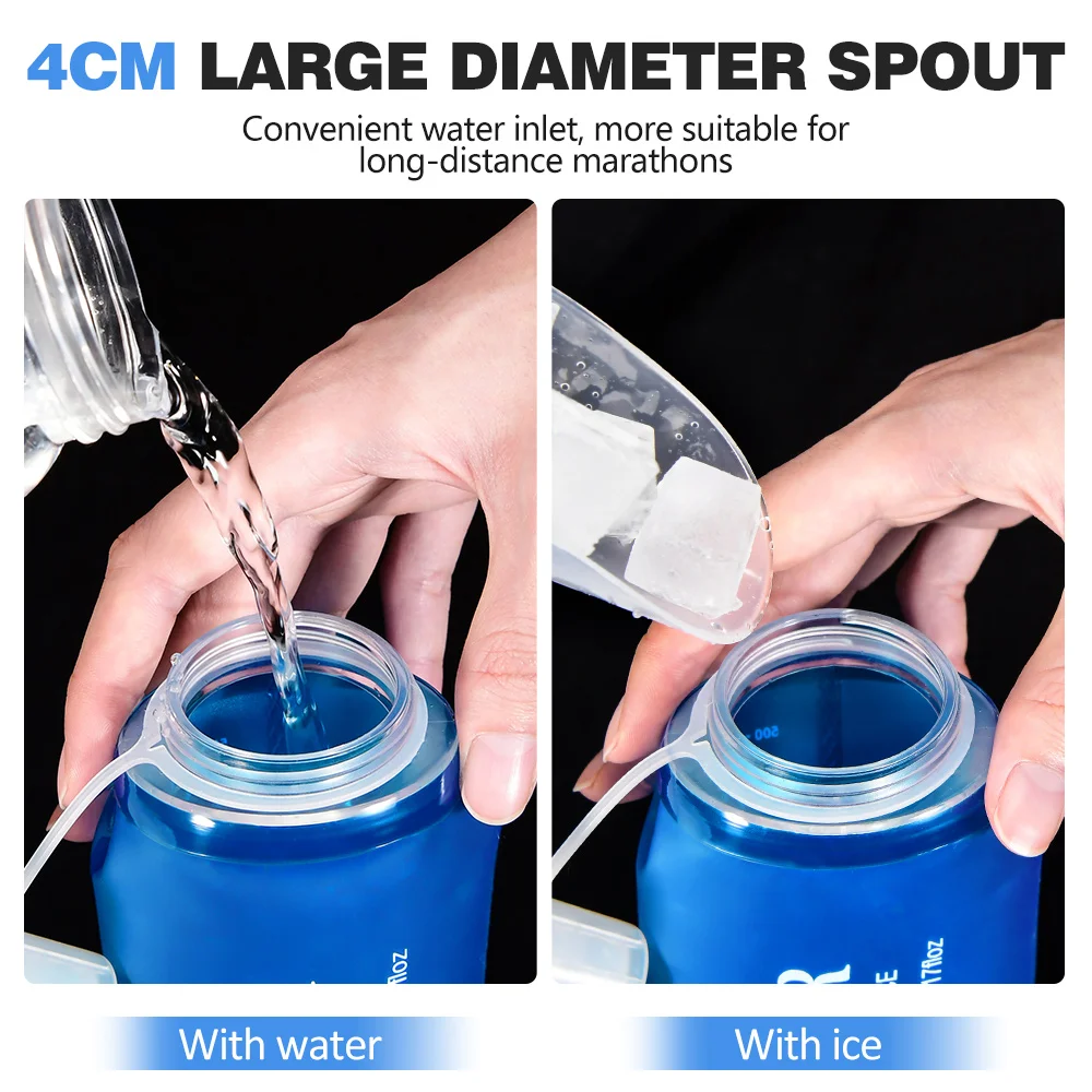 NEWBOLER 300/500ML Water Bottl – обзор и цена Water Bag Collapsible