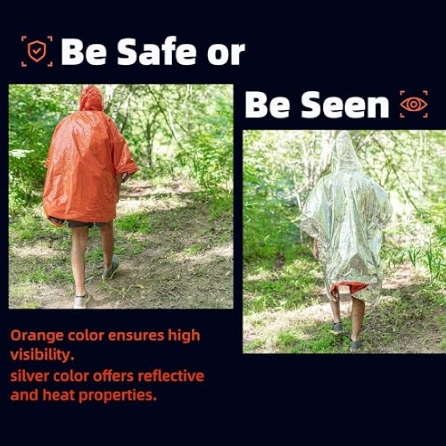 Thickened Emergency Rain Ponch – обзор и цена Emergency Poncho Rain