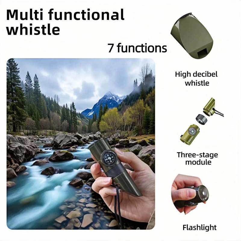 3-in-1 Emergency Whistles with – обзор и цена Emergency Whistle Loud