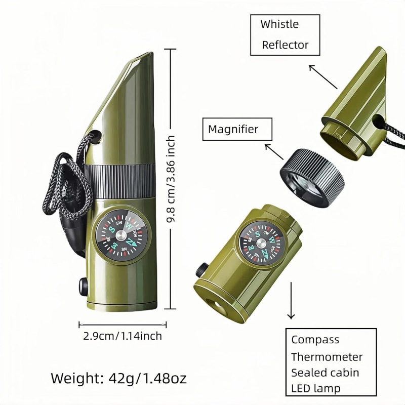 3-in-1 Emergency Whistles with – обзор и цена Emergency Whistle Loud