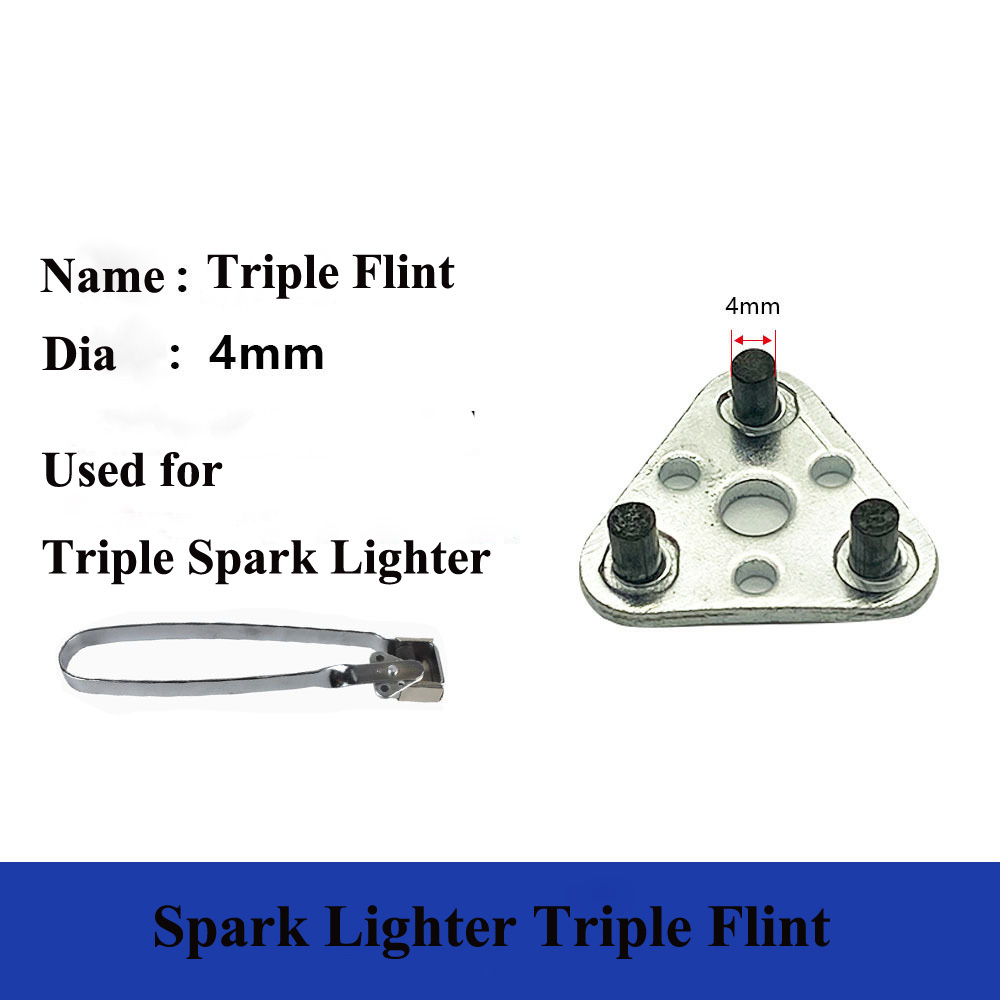 1pc Spark lighter stone Triple – обзор и цена Fire Starting Kit