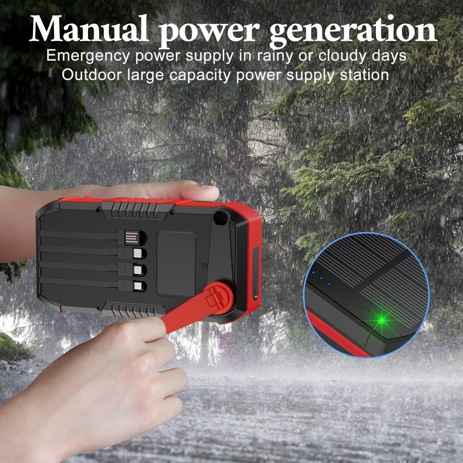 Hand Crank Solar Power Bank 66 – обзор и цена Solar Emergency Charger
