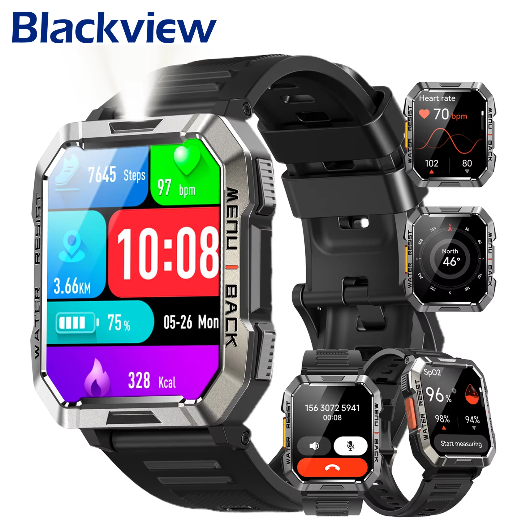 Blackview W60 Waterproof Smart – обзор и цена Compass Lensatic