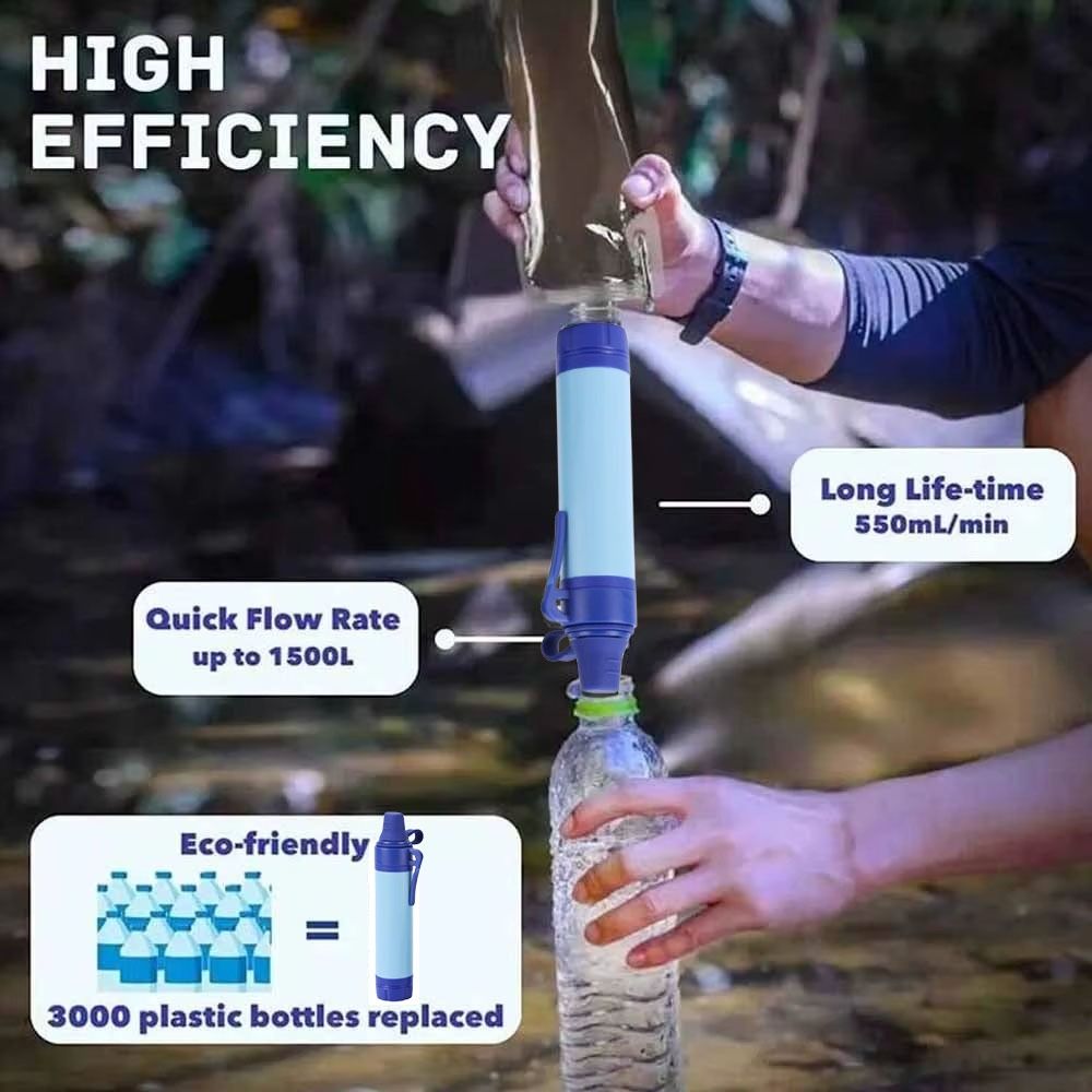 Mini Mini Water Filter Straw P – обзор и цена Water Purification Straw