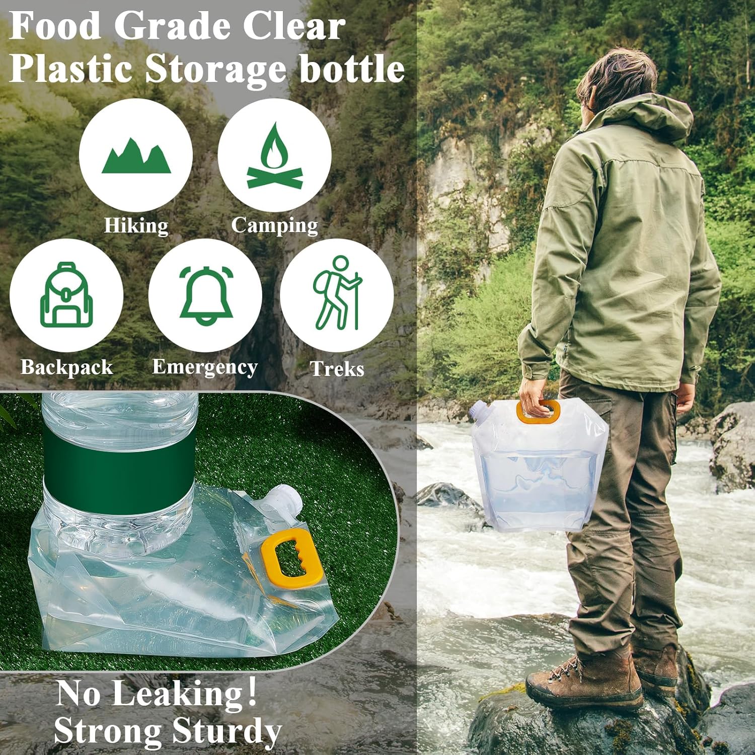 1.3 Gallon Collapsible Water S – обзор и цена Water Bag Collapsible