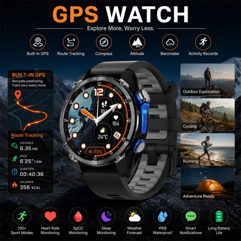 HD350 Pro Military Grade AGPS  – обзор и цена Compass Lensatic