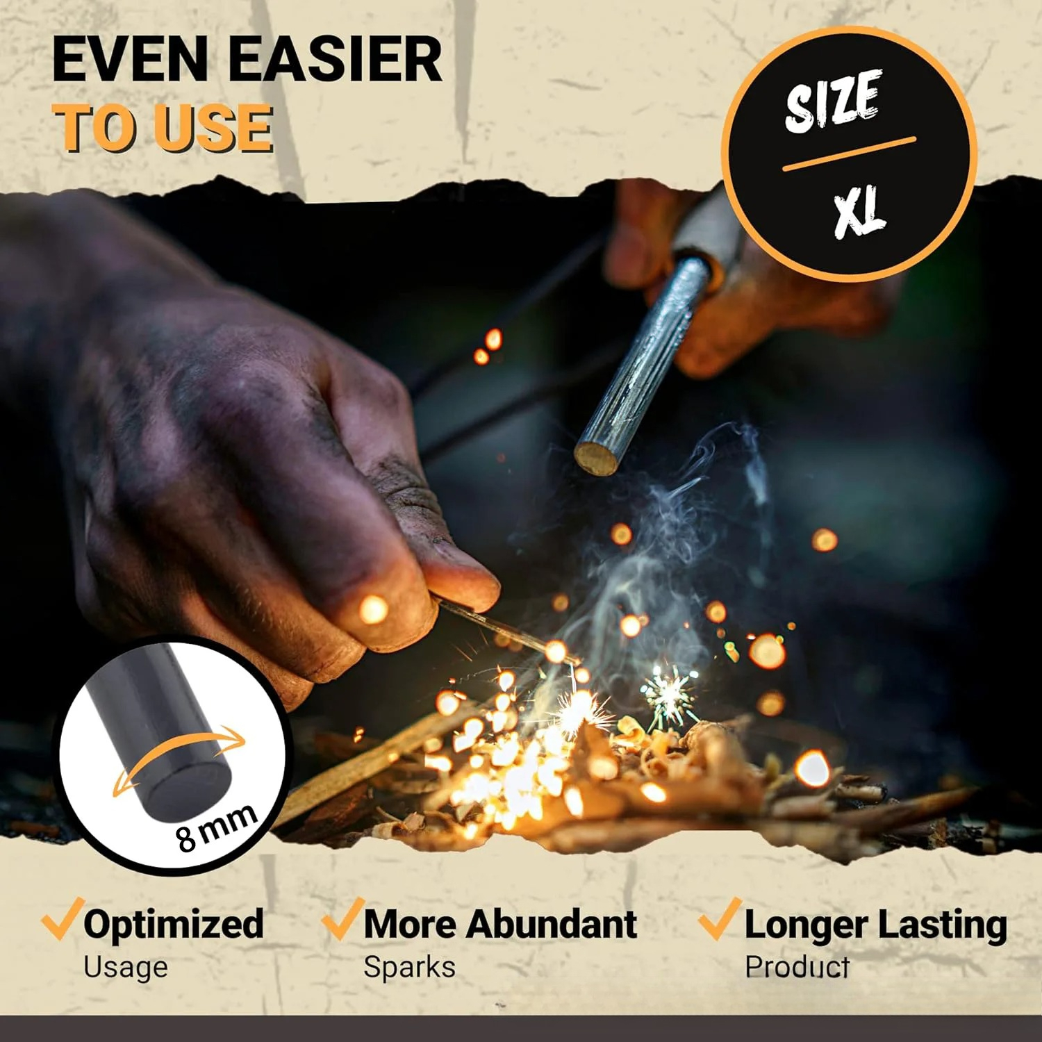 Portable Outdoor Flint and Ste – обзор и цена Magnesium Fire Starter