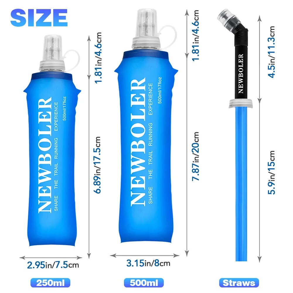 NEWBOLER 250ml 500ml Water Bot – обзор и цена Water Bag Collapsible