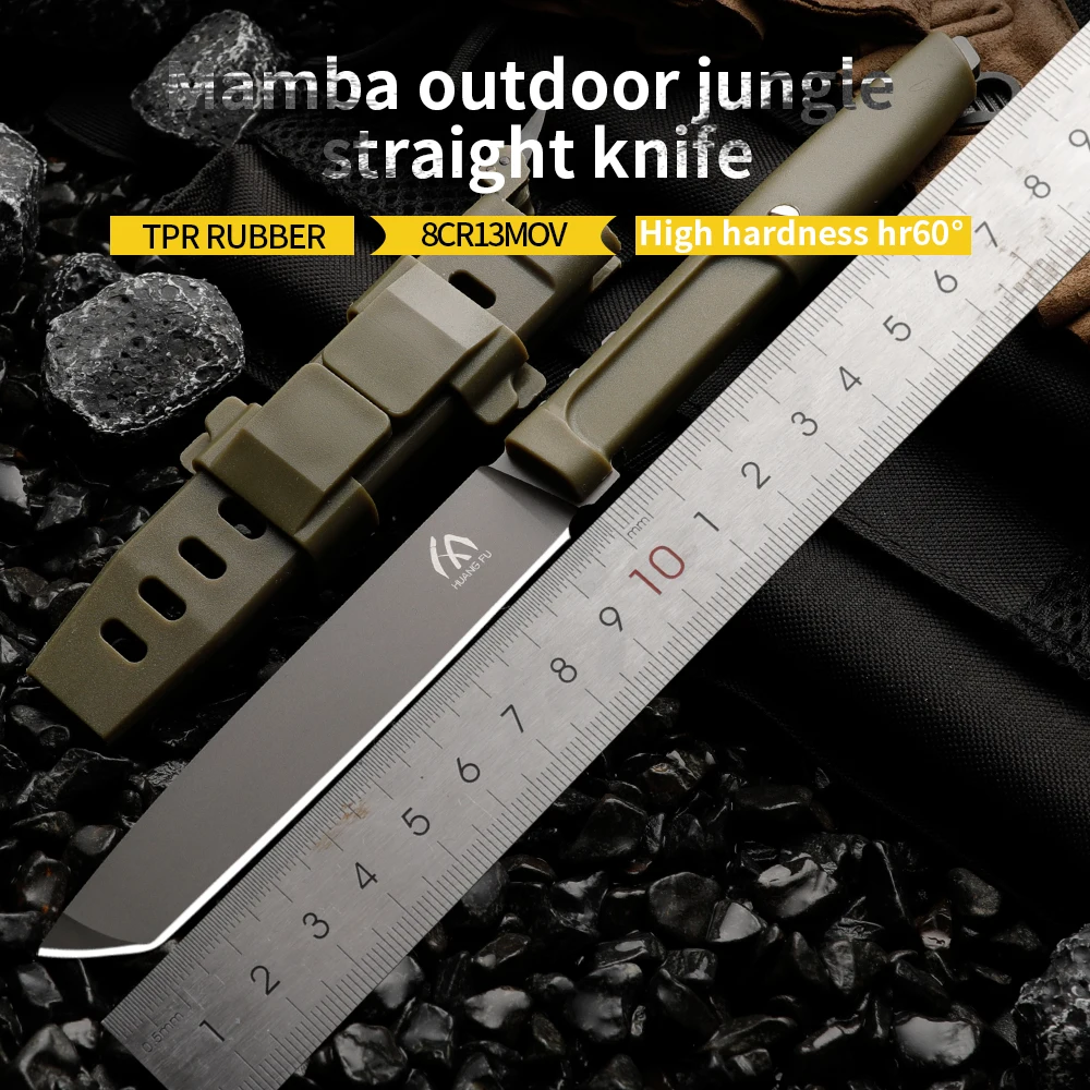 High quality multifunctional f – обзор и цена Bushcraft Knife Fixed