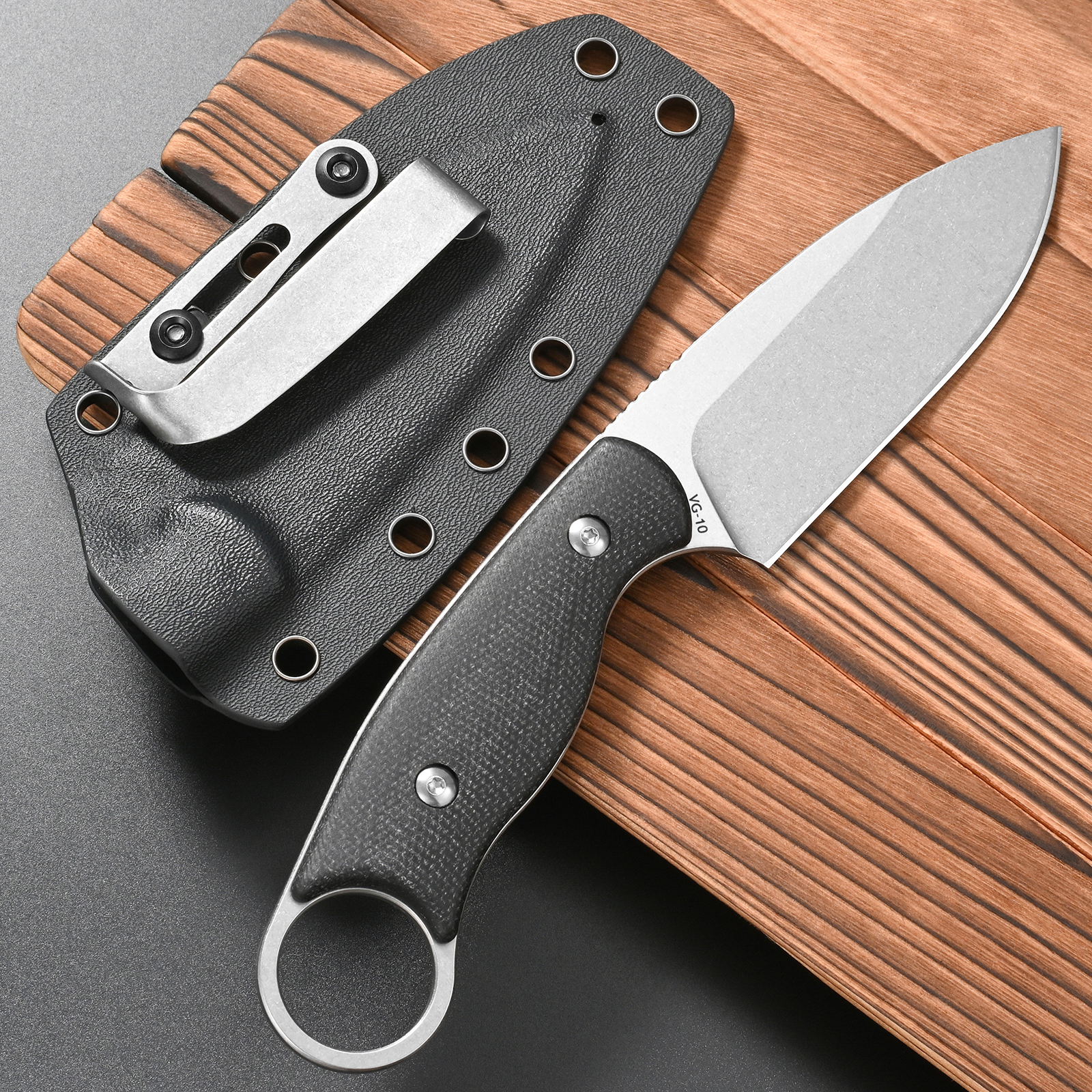 FF116 Fixed Blade Knife VG10 S – обзор и цена Bushcraft Knife Fixed