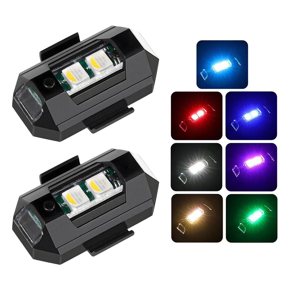 2PCS Mini LED Strobe Lights De – обзор и цена Sos Light Strobe