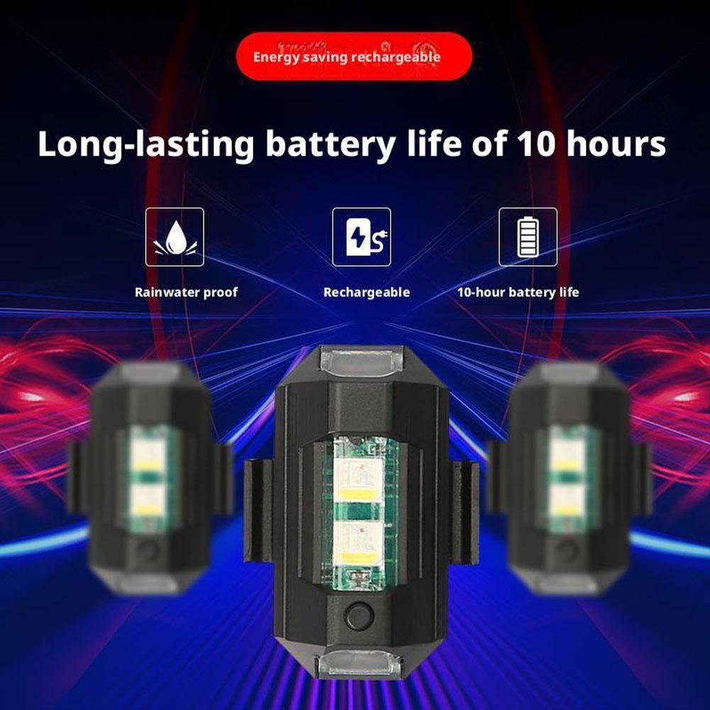 2PCS Mini LED Strobe Lights De – обзор и цена Sos Light Strobe