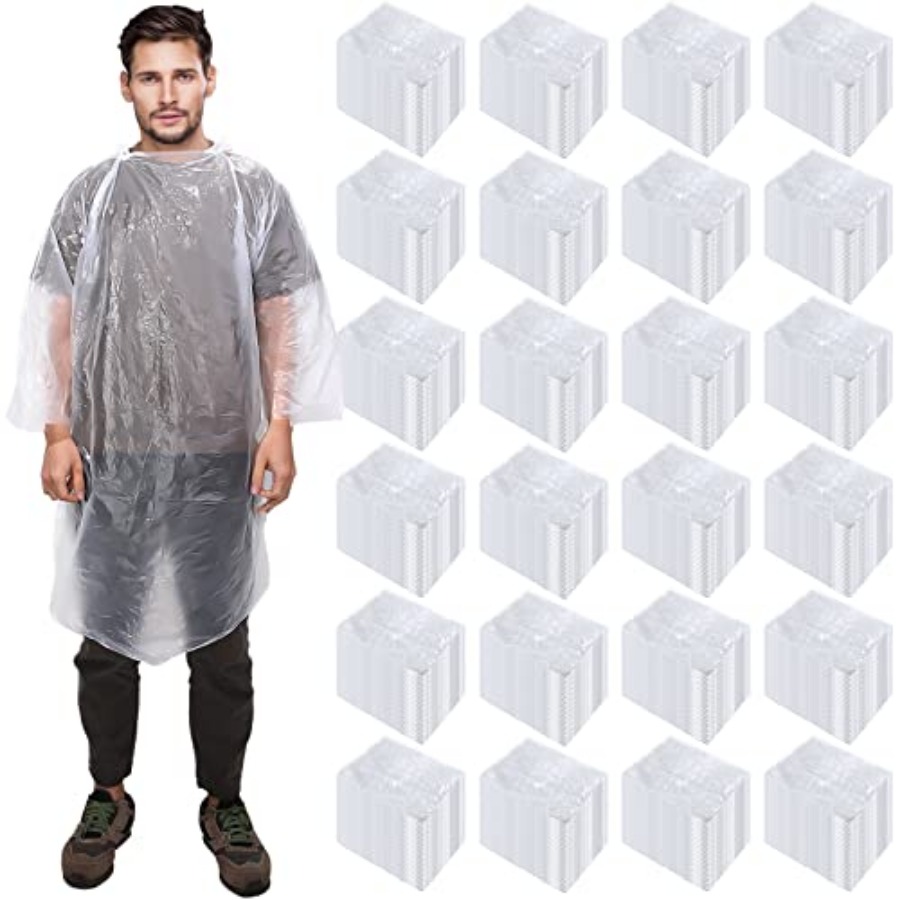 150 Pcs Disposable Rain Poncho – обзор и цена Emergency Poncho Rain