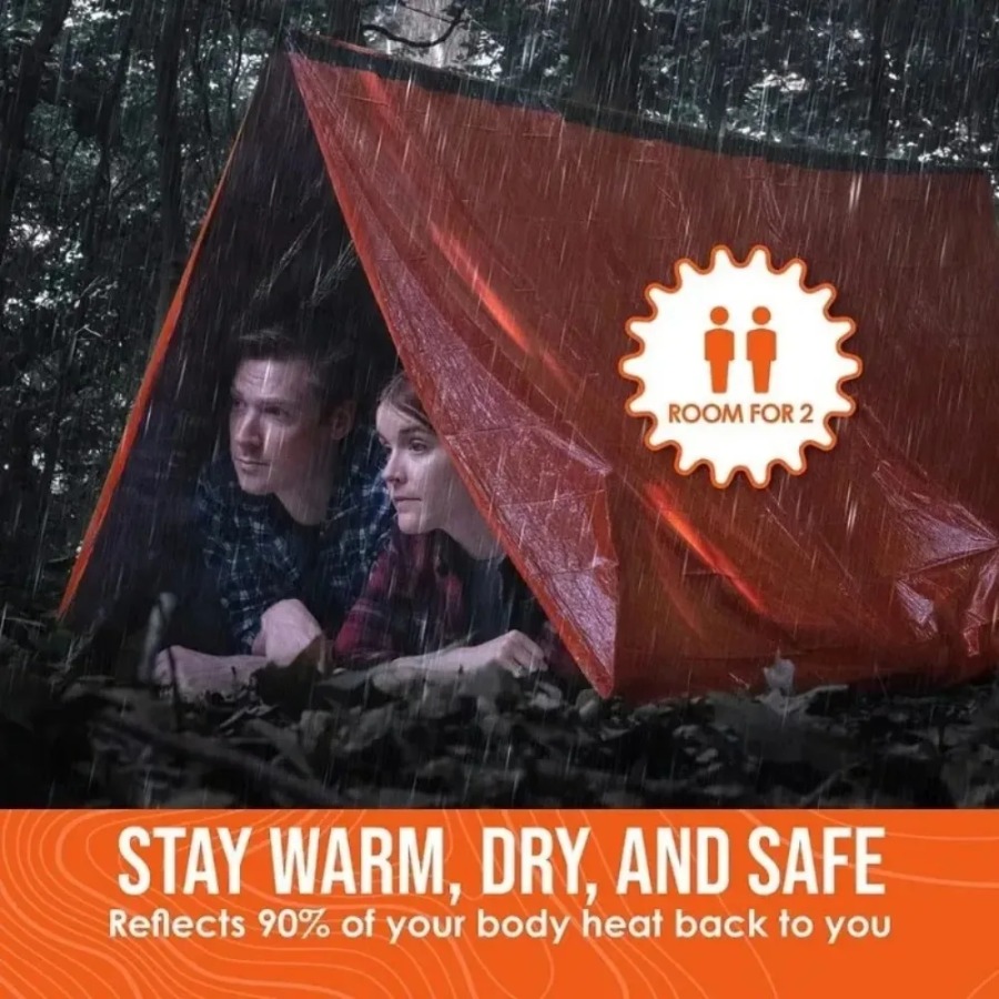 1PC Anti-rain Emergency Sleepi – обзор и цена Emergency Mylar Tent