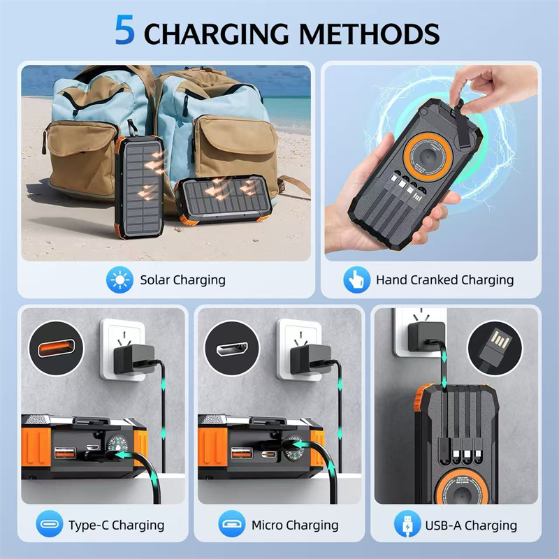 20000mAh Hand Crank Solar Powe – обзор и цена Solar Emergency Charger