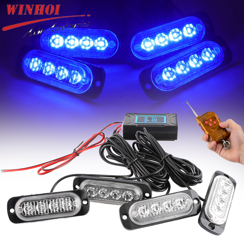 Wireless Grille Police Lights  – обзор и цена Sos Light Strobe