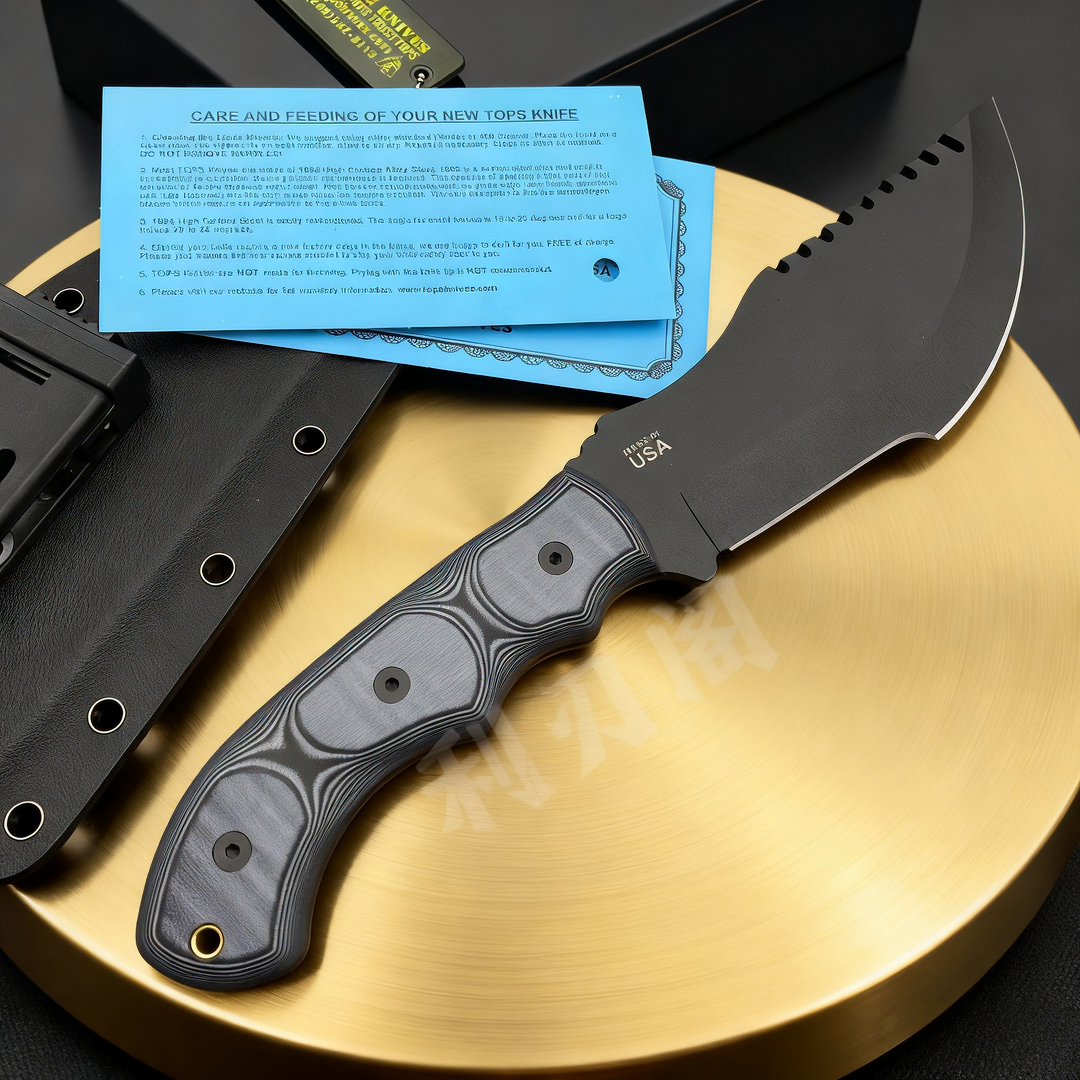 TOPS Tracker - Jungle Repair K – обзор и цена Bushcraft Knife Fixed