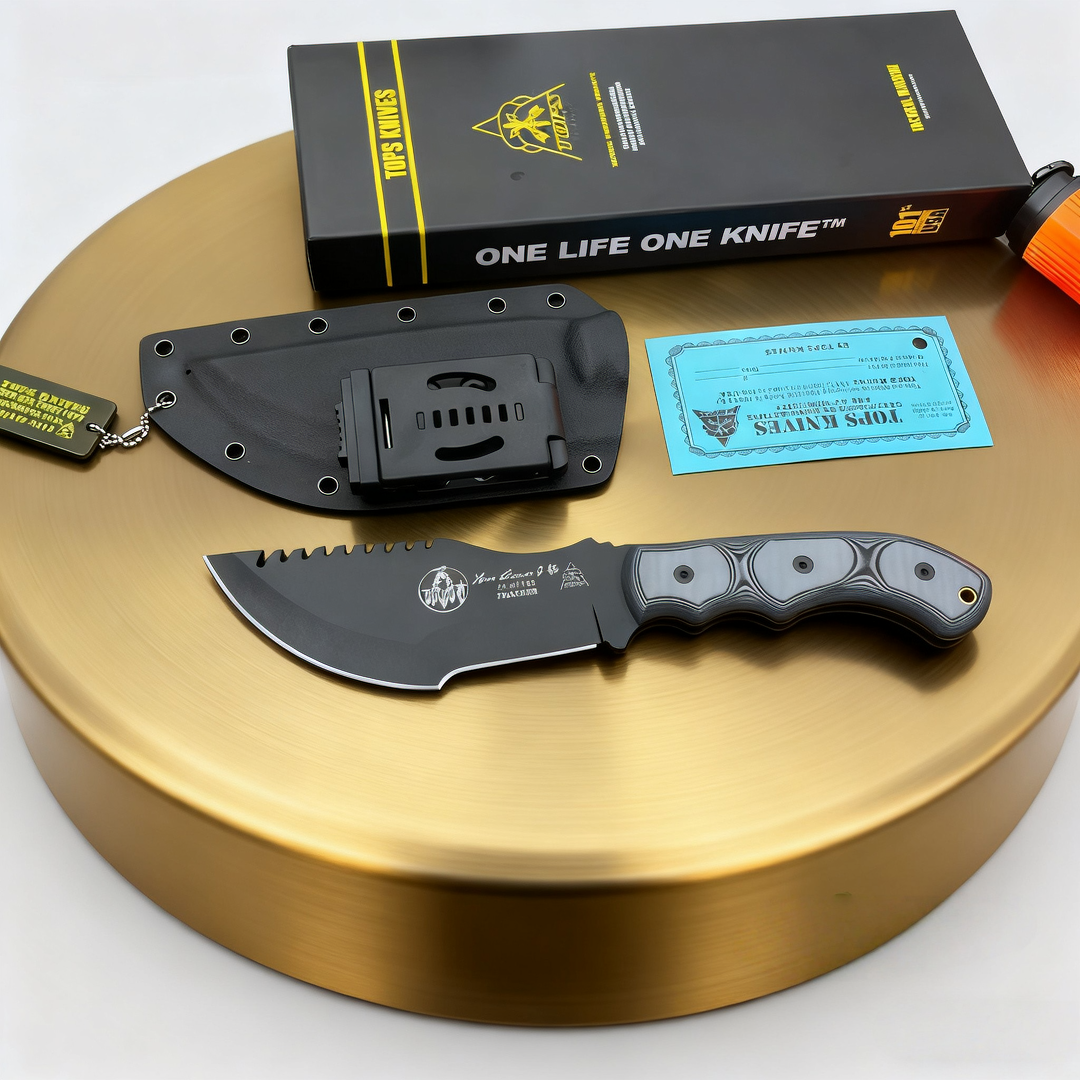 TOPS Tracker - Jungle Repair K – обзор и цена Bushcraft Knife Fixed