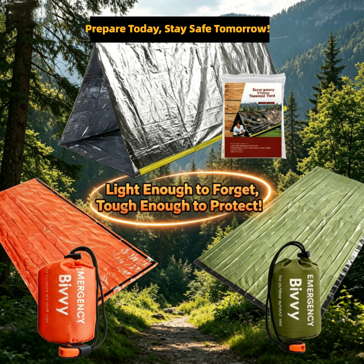 Compact Emergency Thermal Tent – обзор и цена Emergency Mylar Tent