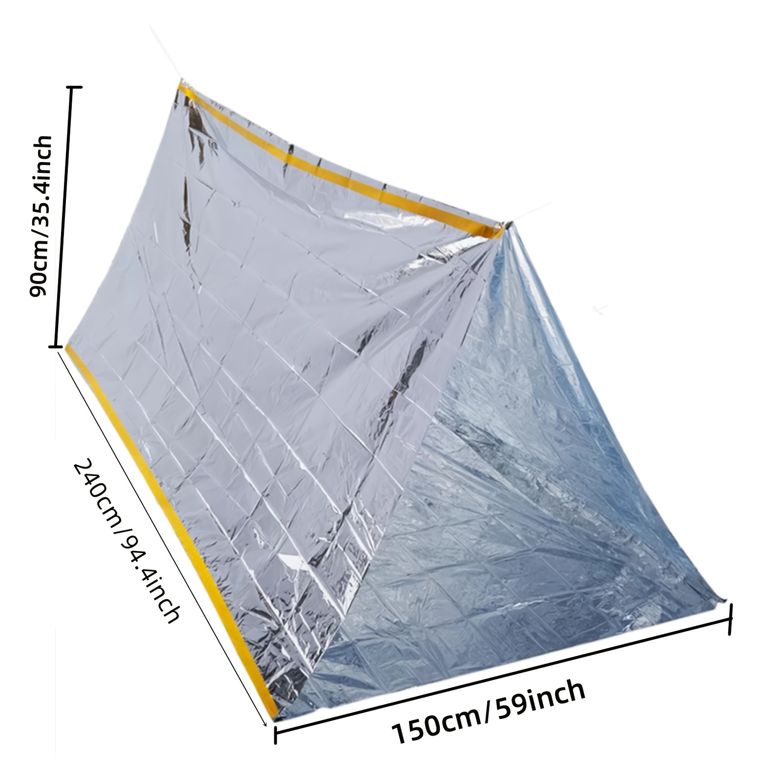 Compact Emergency Thermal Tent – обзор и цена Emergency Mylar Tent