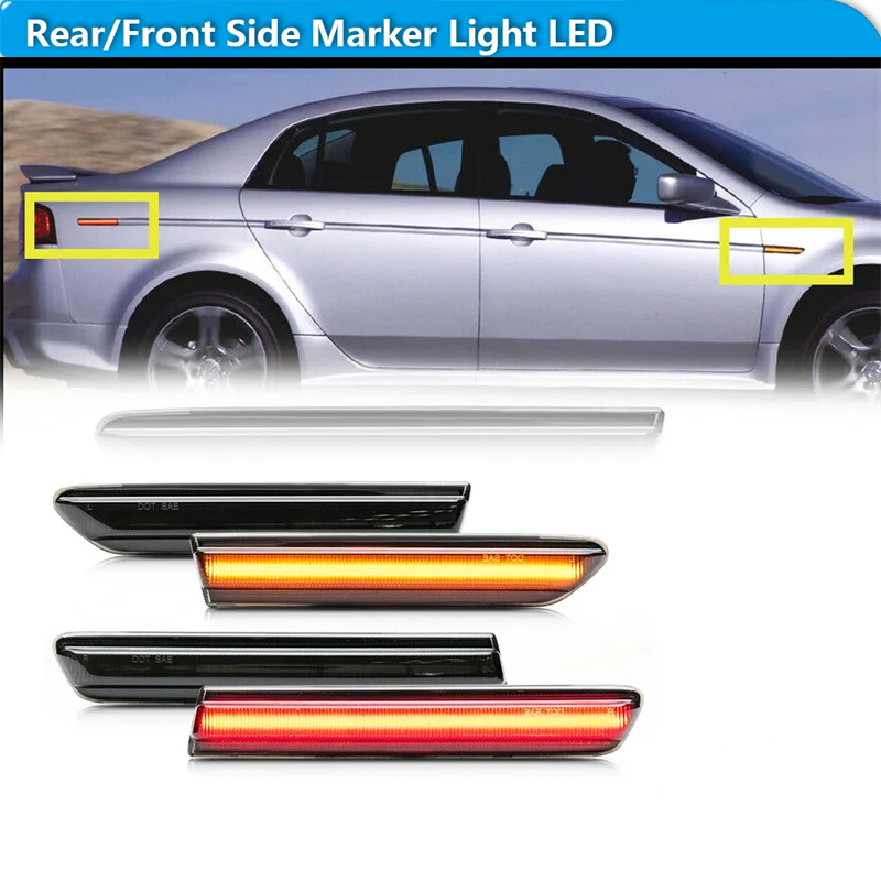 For Acura TL Car LED Front Rea – обзор и цена Signal Flare Kit