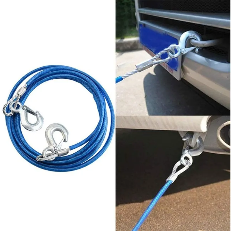 Car Towing Rope 3-7 Tons Steel – обзор и цена Rescue Rope Throw