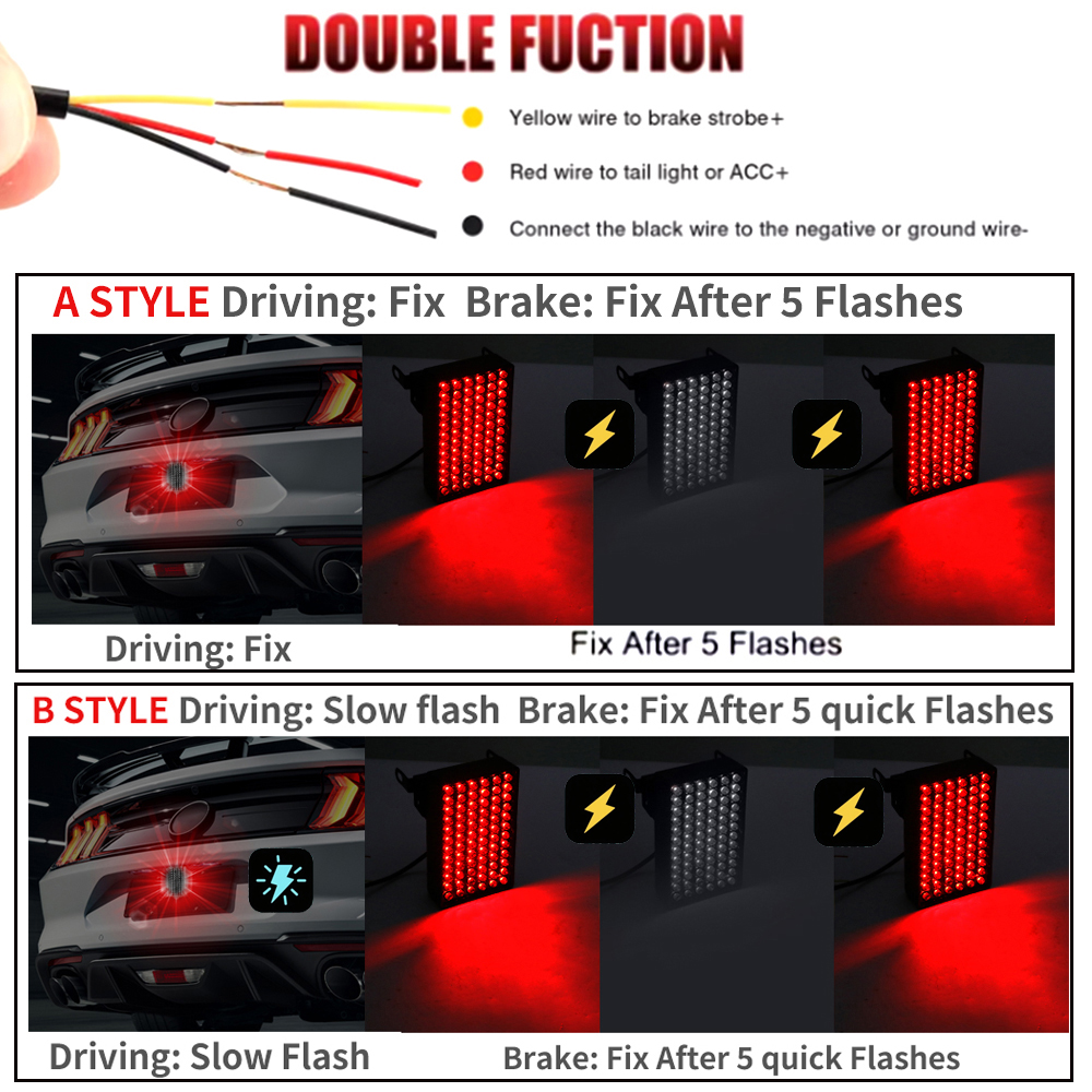 F1 Brake Light Rear Automotive – обзор и цена Sos Light Strobe