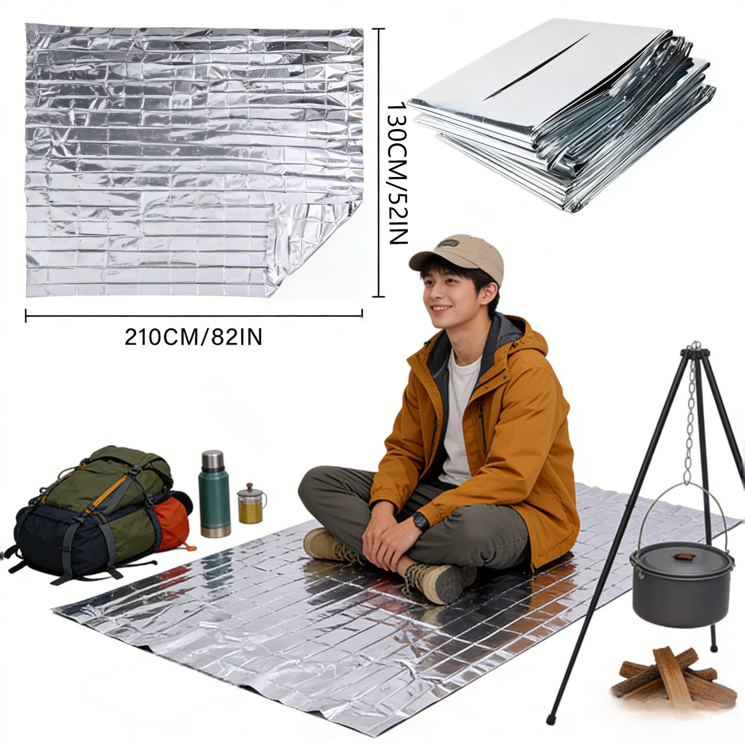 Foldable Reflective Survival B – обзор и цена Survival Blanket Reflective