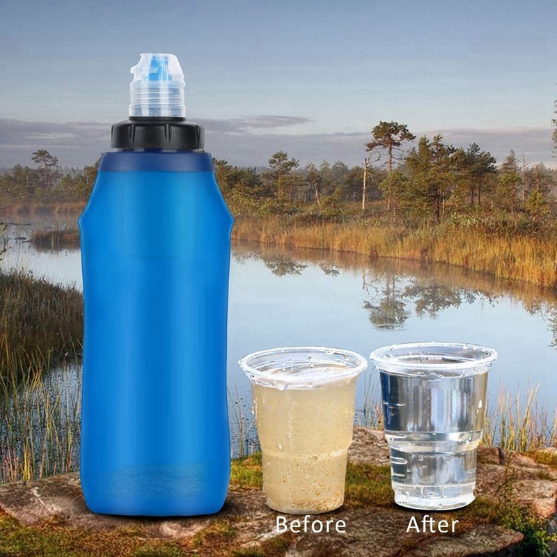500Ml Water Filter Bottle Wate – обзор и цена Water Purification Straw