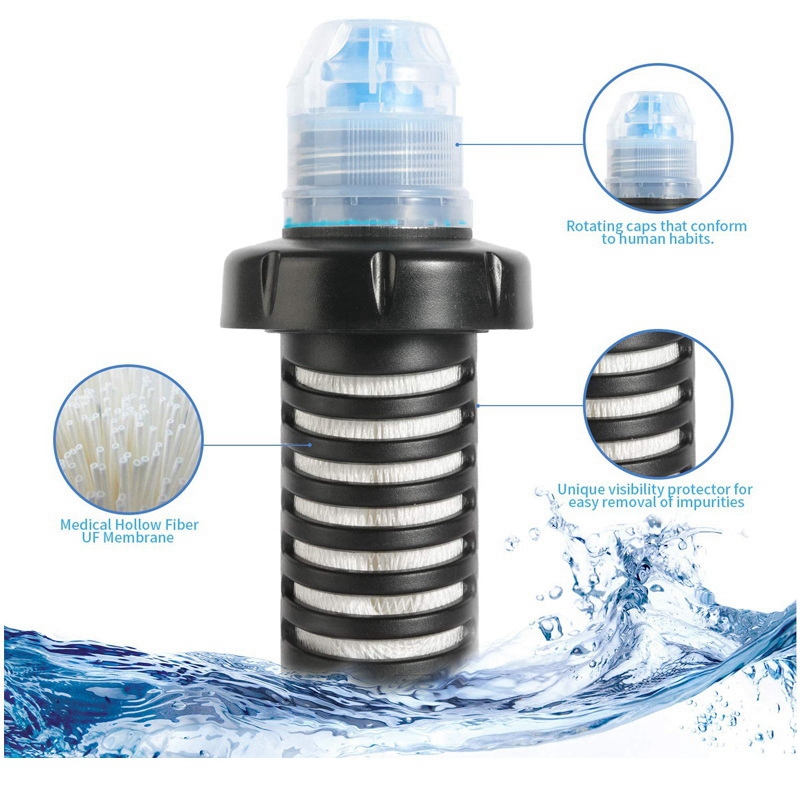 500Ml Water Filter Bottle Wate – обзор и цена Water Purification Straw