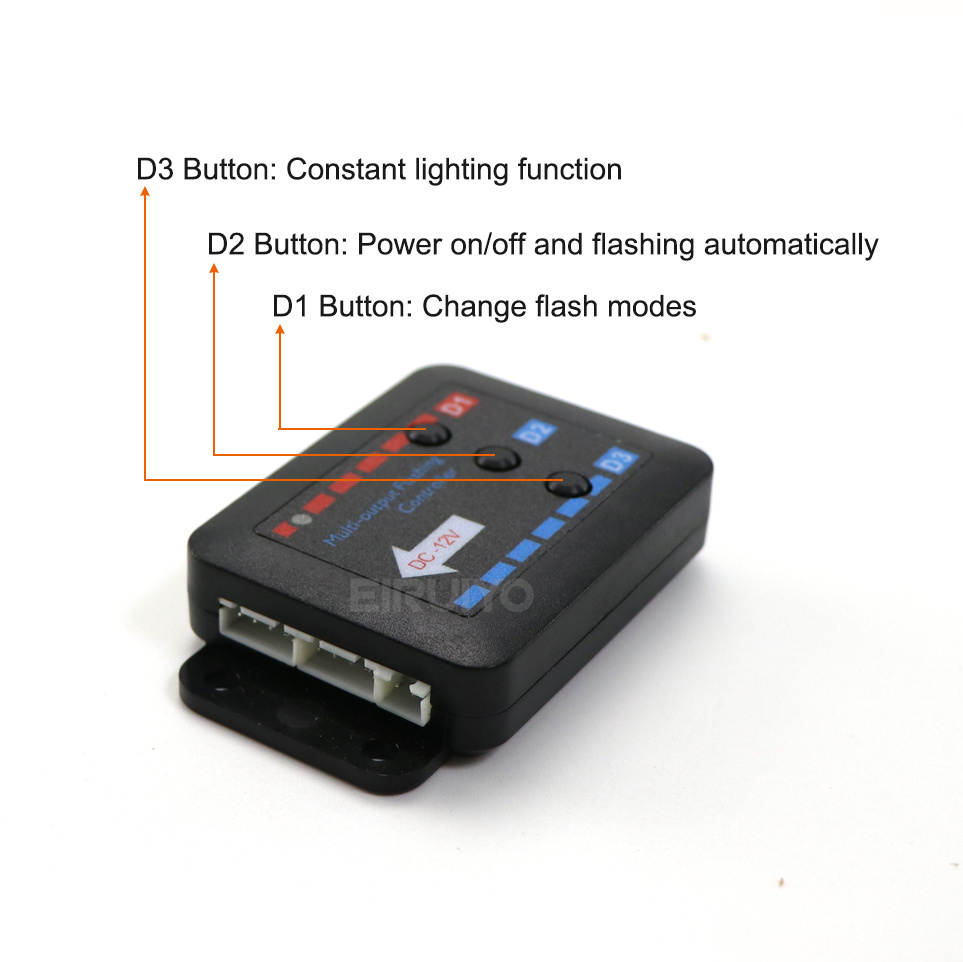 4x 3 LED Grill Car LED Strobe  – обзор и цена Sos Light Strobe
