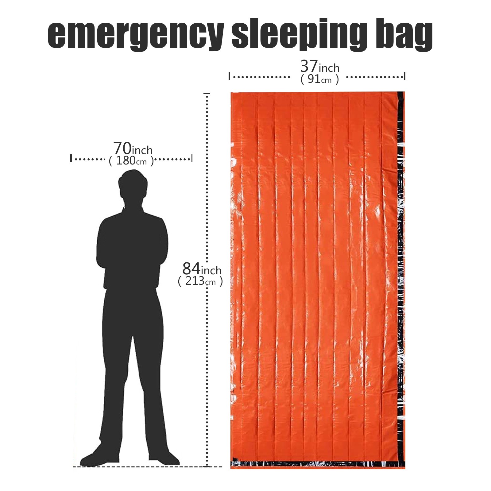 Emergency Sleeping Bag, Mylar  – обзор и цена Emergency Mylar Tent
