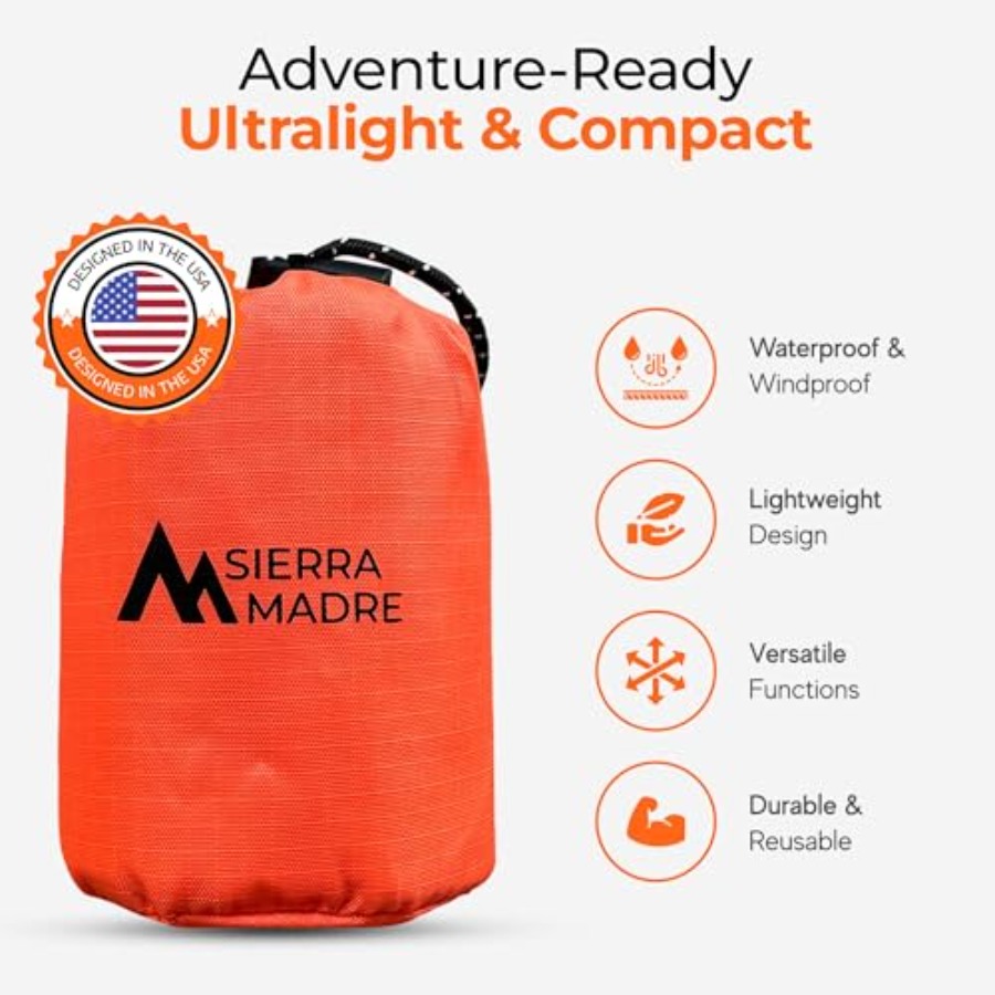 Emergency Sleeping Bag Ultrali – обзор и цена Emergency Mylar Tent